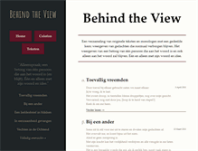 Tablet Screenshot of behindtheview.com